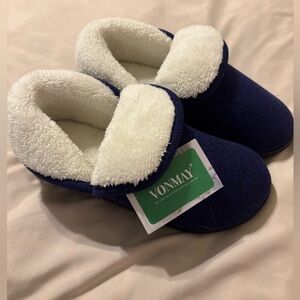 Vonmay Women's Blue Cushioned Slippers. Made for comfort.